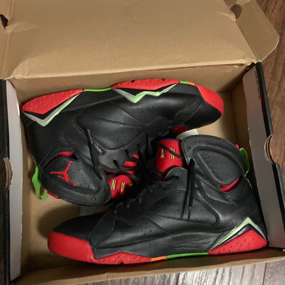 Jordan 7 black infrared shoes